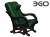 Массажное кресло-глайдер EGO Balance EG-2003 Комбенированная кожа эксклюзив