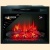Электроочаг InterFlame Jupiter 30 Black/Brass LED FX (черный/золото) в Томске