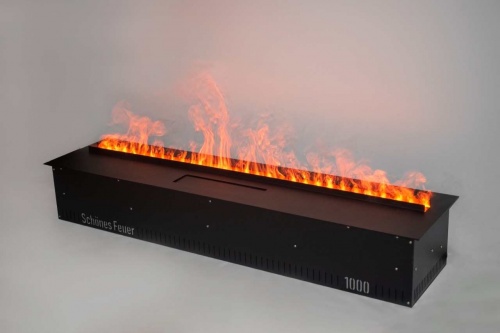 Электроочаг Schönes Feuer 3D FireLine 1000 со стальной крышкой в Томске
